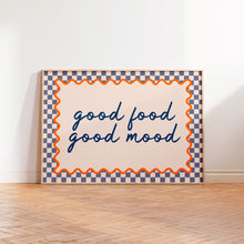 Load image into Gallery viewer, Good Food Good Mood Landscape Print