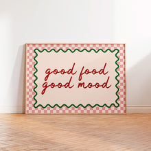 Load image into Gallery viewer, Good Food Good Mood Landscape Print
