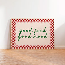 Load image into Gallery viewer, Good Food Good Mood Landscape Print