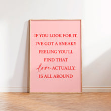 Load image into Gallery viewer, Love Actually Quote Print in Landscape