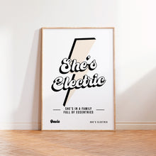 Load image into Gallery viewer, She's Electric Oasis Inspired Print