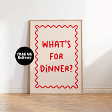 Load image into Gallery viewer, What's For Dinner Print