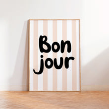 Load image into Gallery viewer, Bonjour Wall Art Print