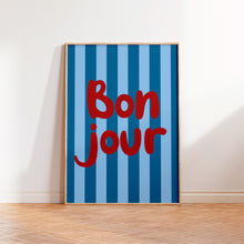 Load image into Gallery viewer, Bonjour Wall Art Print