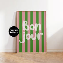 Load image into Gallery viewer, Bonjour Wall Art Print