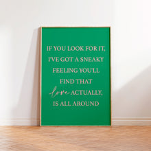 Load image into Gallery viewer, Love Actually Inspired Print