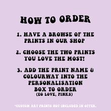 Load image into Gallery viewer, 2 x A3 Prints Multibuy Mix & Match