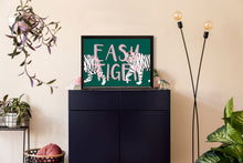 Load image into Gallery viewer, Easy Tiger Animal Typography Wall Art Print