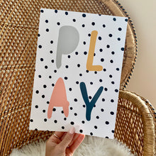 Load image into Gallery viewer, Play Polka Dot Wall Art Print