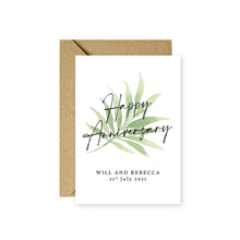 Load image into Gallery viewer, Happy Anniversary Personalised Card