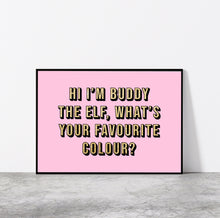 Load image into Gallery viewer, Buddy The Elf Christmas Print