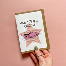Load image into Gallery viewer, Mum You're A Croc Star Card