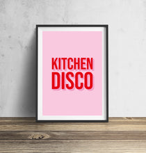 Load image into Gallery viewer, Kitchen Disco Wall Art Print
