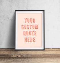 Load image into Gallery viewer, Nude Personalised Wall Art Print