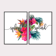 Load image into Gallery viewer, Splish Splash Wall Art Prints Set of 2