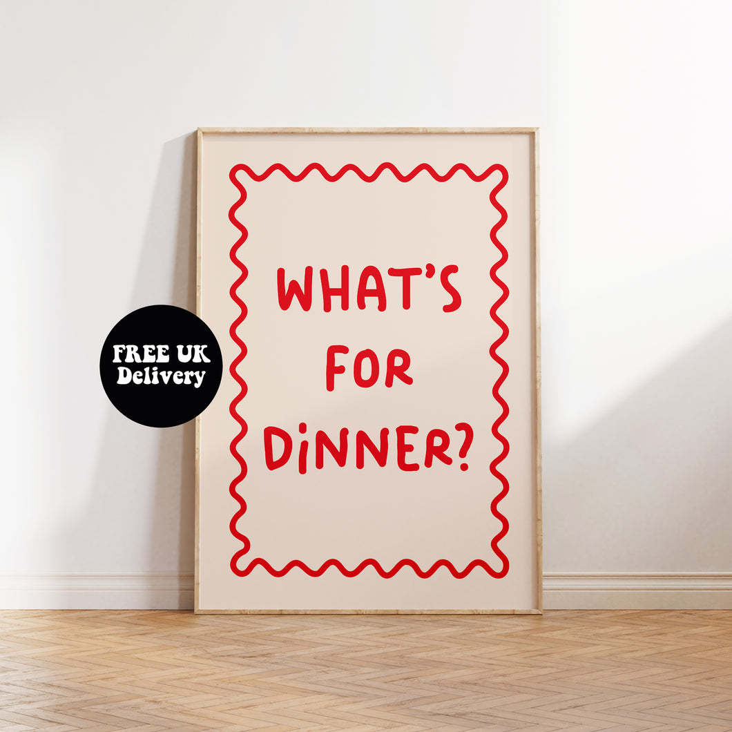 What's For Dinner Print
