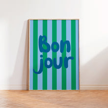 Load image into Gallery viewer, Bonjour Wall Art Print
