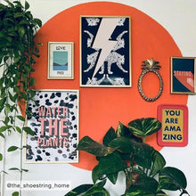 Load image into Gallery viewer, Lightning Bolt Leopard Wall Art Print
