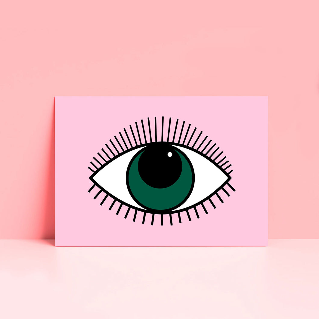 Boho Magical Eye Wall Art Print
